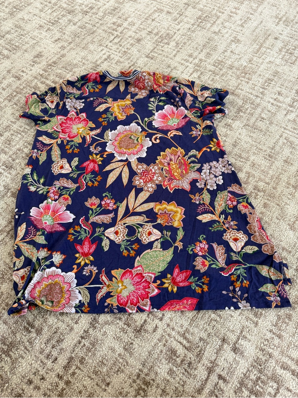 Johnny Was The Janie Favorite Tunic Tee-Shirt Floral - Picture 5 of 5